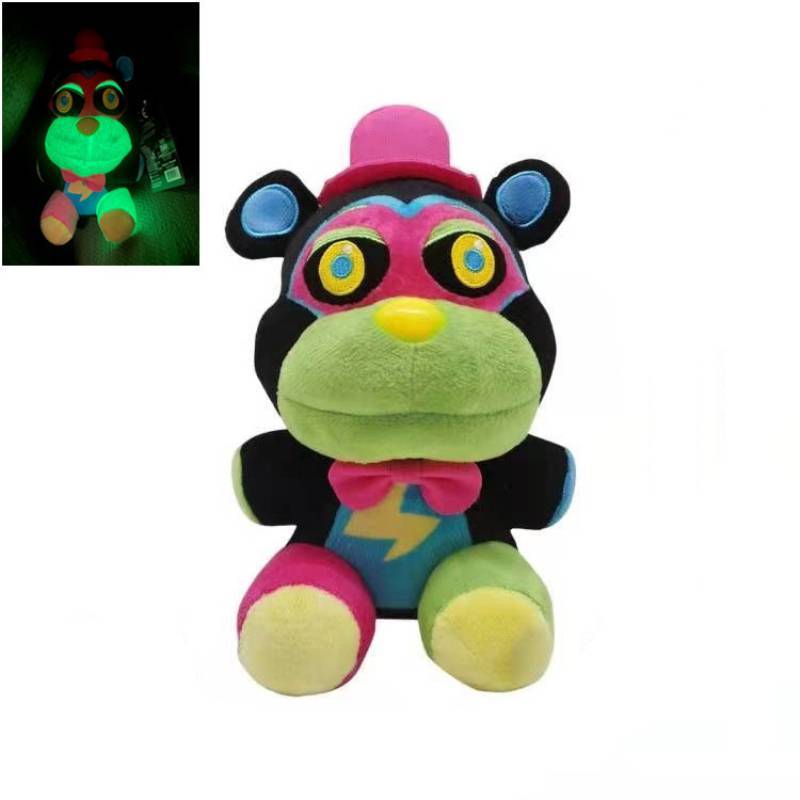 Плюшевая игрушка Сандрап из Fnaf Светящаяся в темноте Функции безопасности для детей и коллекционеров