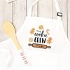 Персонализированный детский фартук с именем Cooking Crew Фартук для выпечки с именем Рождественские фартуки для выпечки Рождественский подарок