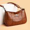 Soft Leather Bag Women's Middle-Aged and Elderly Mother's Bag Shoulder Crossbody Bag