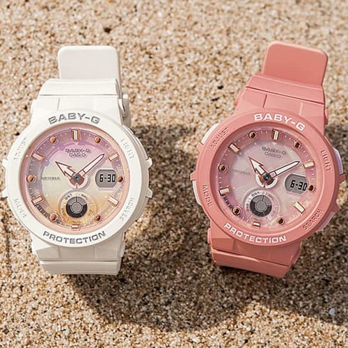 Casio Watch Babygie [] BEACH TRAVELER BGA-250-7A2JF Women's White