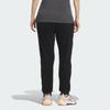 Adidas Fleece Joggers Solid Color Logo Label Outdoor Thickened And Fleece Lined Elastic Cuff Knitted Sweatpants Women's IL9005