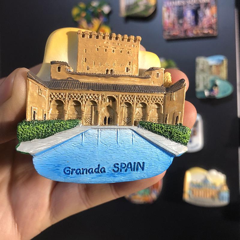3D Городские Магниты-Сувениры для Путешествий: Европейский и Глобальный Регионы