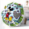 1pc Colorful Mickey Mouse Durable Cartoon Folding Umbrella, Portable 3-Fold Compact Umbrella for Men and Women, Suitable for Travel or Daily