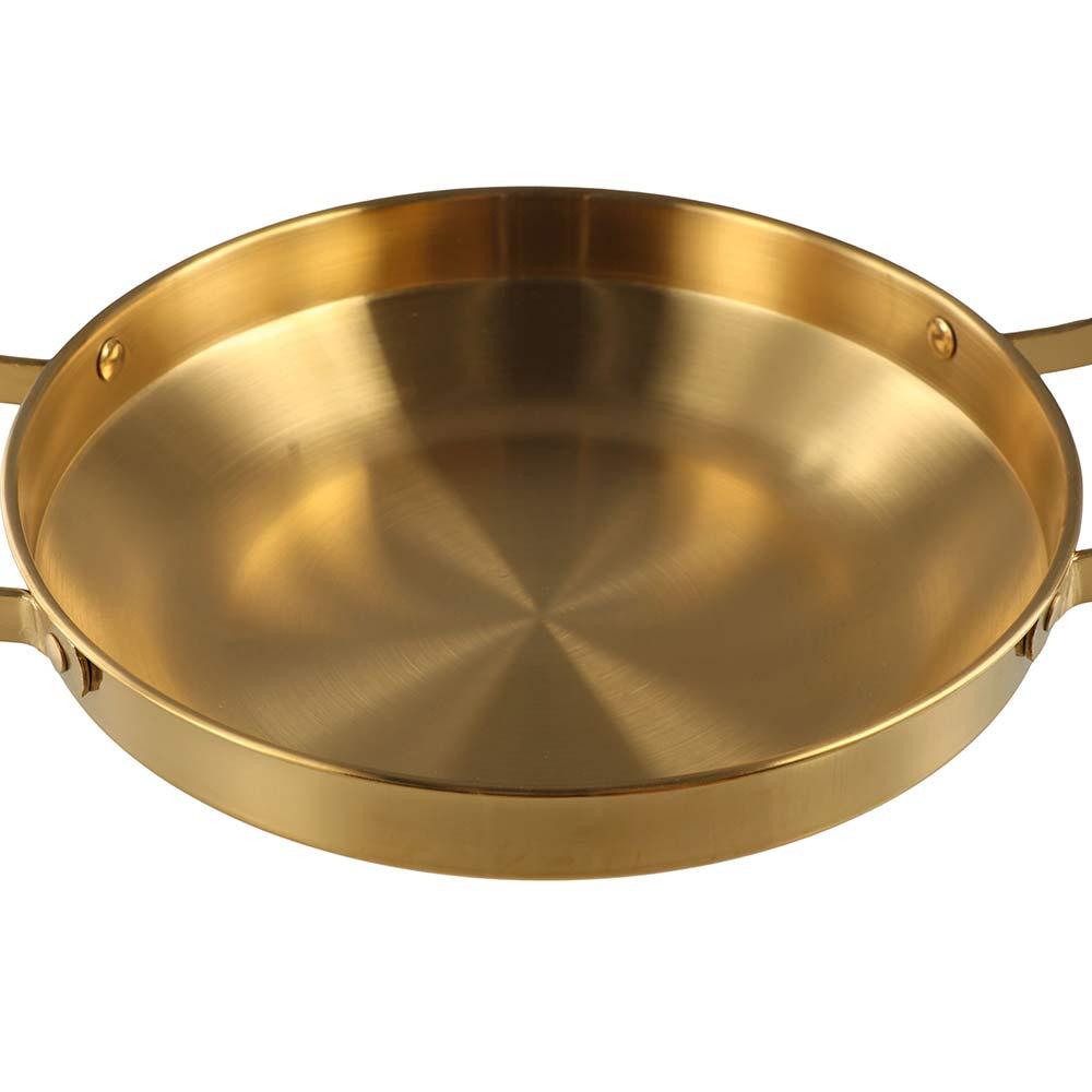 BBQ Plate Frying Pan Salad Bowl Dry Pot Durable Ramen