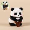 Micro-Assembled Small Particle Educational Toys Building Blocks Children's Gifts Boys And Girls Panda 3D Puzzle Ornaments
