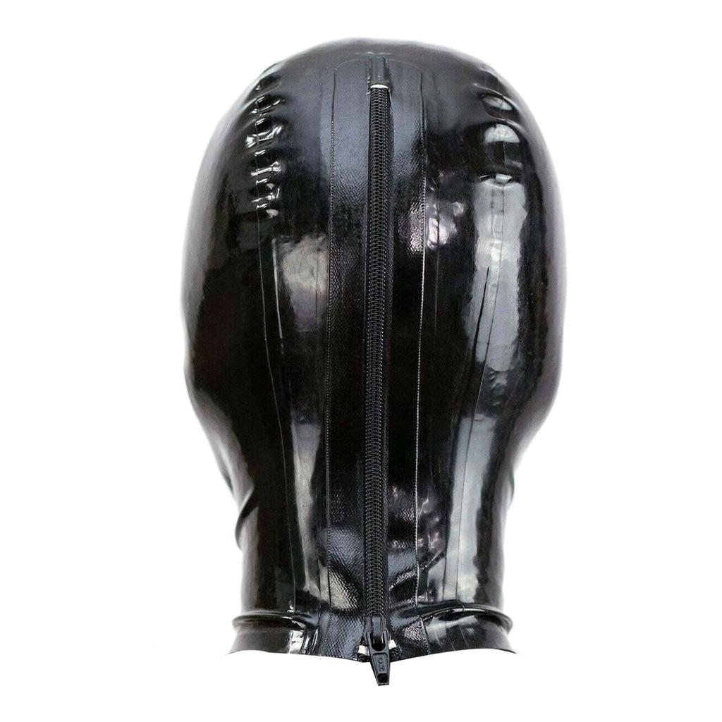 Латексная маска с открытыми глазами и открытым ртом, клубная маска для косплея, головные уборы для Хэллоуина, нарядное платье