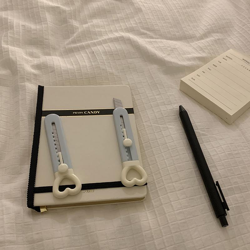 Мини-карманный мини-карманный нож с сердечком Kawaii, художественный универсальный нож, экспресс-нож