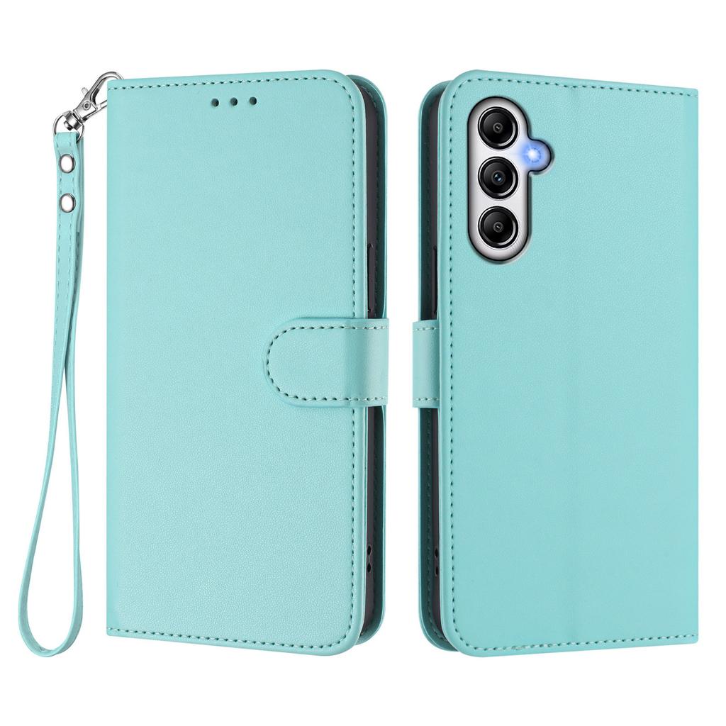 For Samsung Galaxy A35 5G Leather Case Wallet Stand Phone Cover with Wrist Strap
