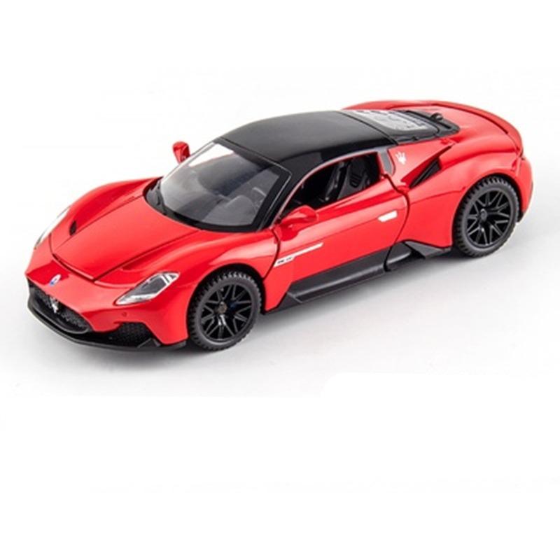 1/32 Maserati MC20 Cabrio Alloy Sports Car Model Diecast Metal Simulation Toy Model Collection Sound and Light Kids Toys Gift