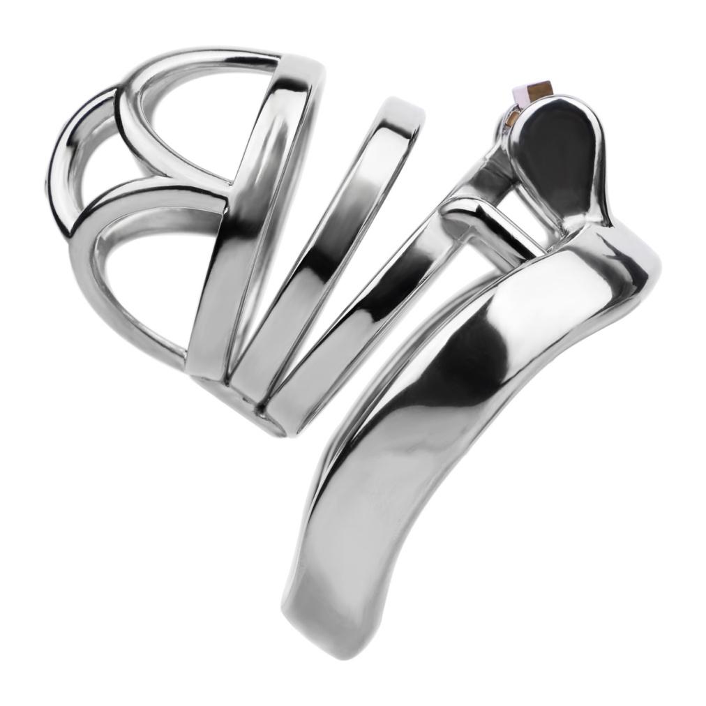 FRRK-08 Hollow Stainless Steel Chastity Cage for Man BDSM Penis Restraint Lock Cock Abstinence Restraint Device Bondage Sex Shop