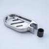 Adjustable For 2.2/2.4/2.5cm Home Rail Slide Soap Dish Silver Soap Holder Plate Bath Shower Home Bathroom Fixture