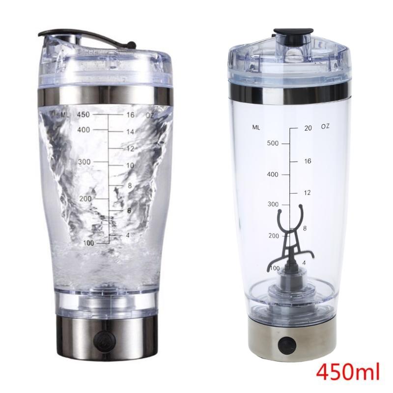 450 мл/600 мл USB перезаряжаемый электрический стакан для смешивания портативный протеиновый порошок автоматический шейкер бутылка герметичный миксер