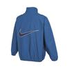 Nike Мужская куртка с воротником-стойкой и вышитым логотипом, синяя FZ4727-476