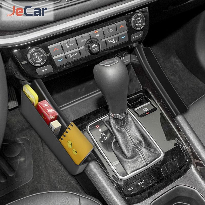 JeCar контейнер держатель для хранения коробка переключения передач консоль боковой органайзер для Jeep Compass up салон автомобиля