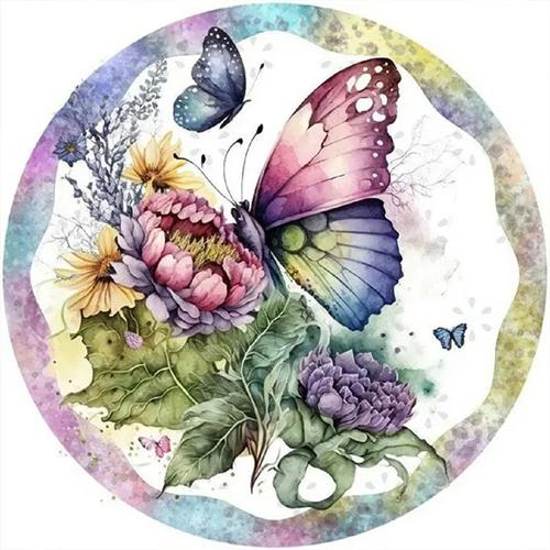 5D Алмазная Картина Новые Поступления Цветок Бабочка Полный Квадрат Круглый Вышивка Пейзаж Мозаика Домашний Декор