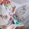 2D Flat Fairy Figurine With Base Desktop Ornament Creative Acrylic Fairy Statue Ornament Office