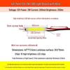 Проводная светодиодная плата COB: Квадратная жесткая светодиодная лента 12 В с яркими светодиодами, доступна мощностью 3 Вт, 5 Вт, 10 Вт, 20 Вт, 50 Вт для модифицированных источников освещения