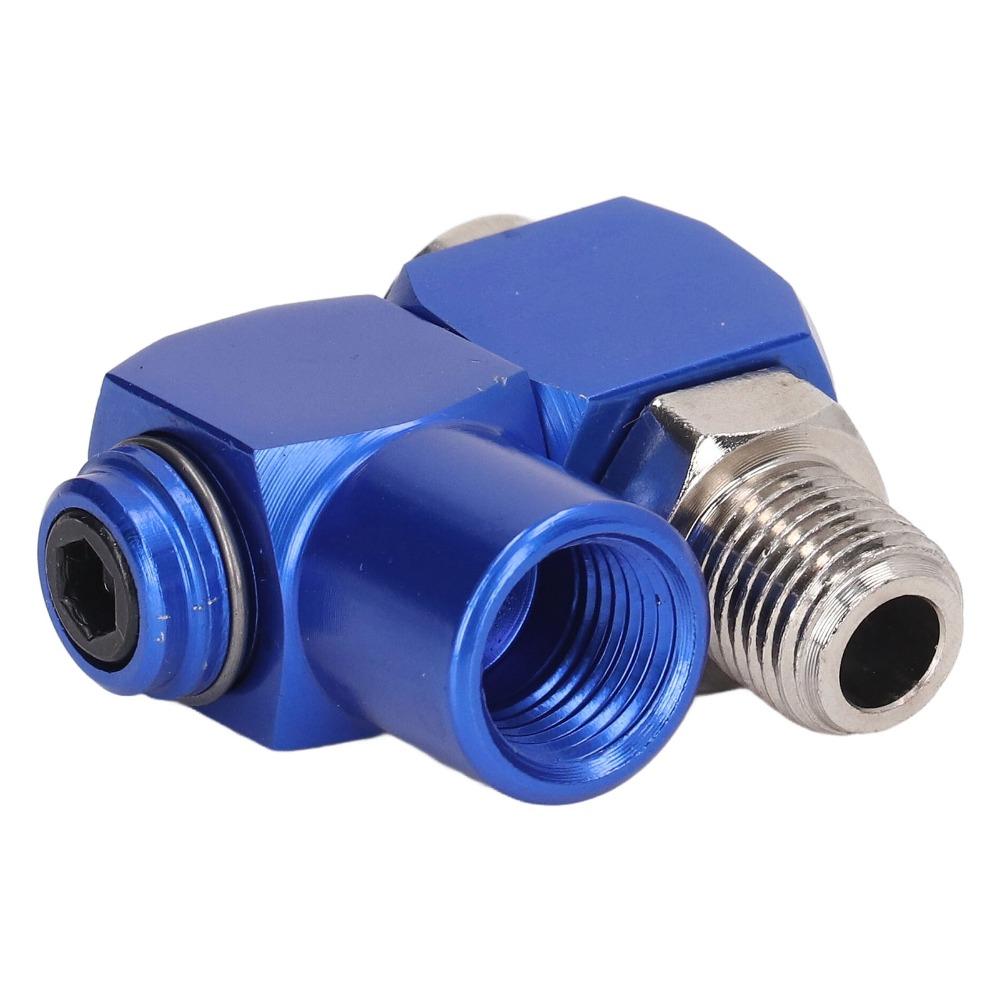 4PCS 360 Degree Rotation Swivel Air Fitting 150PSI Rated Rotating Hose Connector Pneumatic Tools