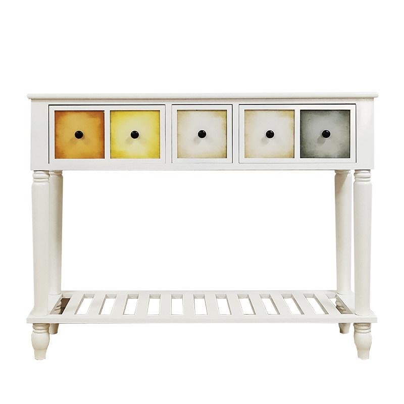 Входной шкаф из массива дерева, узкий шкаф-органайзер для прихожей и обуви, настенная консоль большой вместимости для декора дома