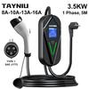 TAYNIU Voltix electric vehicle Charger 3.5kW 16A TYPE 2, TYPE 1 J1772, GB/T, NACS EU Plug Level 1 Charging Cable for Tesla EVs