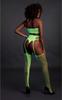 Two-piece bodysuit with crop top and stockings XS/L Ouch! by shots