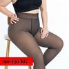 Новые зимние теплые колготки 130 кг Большой размер Сексуальные колготки Женские имитация чулок Колготки-вторая кожа Плотные полупрозрачные колготки