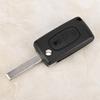 2Button Car Remote Flip Key Fob Case Blade Cover Shell Fit for PEUGEOT 207 307 308 407