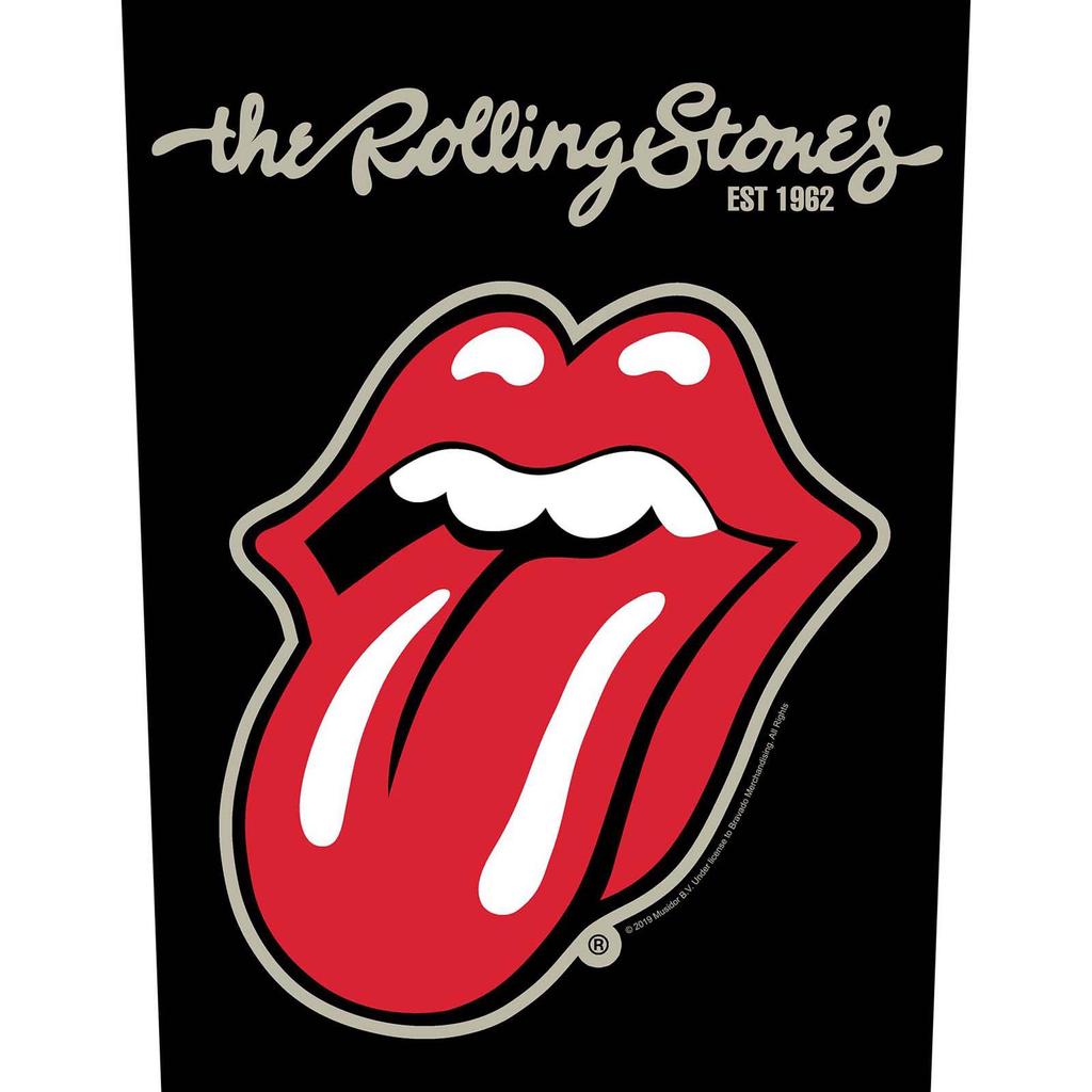 The Rolling Stones Plastered Tongue Patch