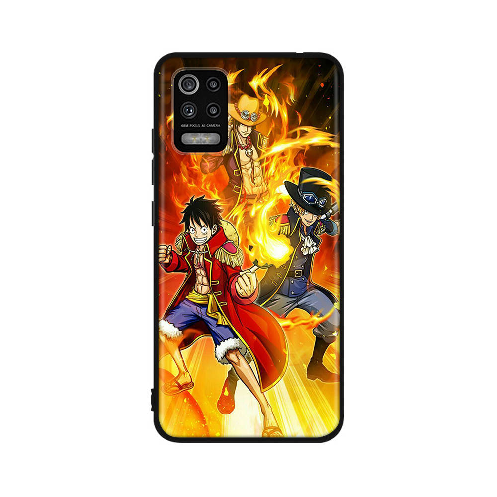 Чехол DT18 One Piece Sabo для Samsung A04 A14 A23 A34 A54 M23 M33 M52 M53 Realme 10 9 C30S C35 C55 VIVO Y02S Y21 Y33S Y51 X80 Pro Прозрачная крышка