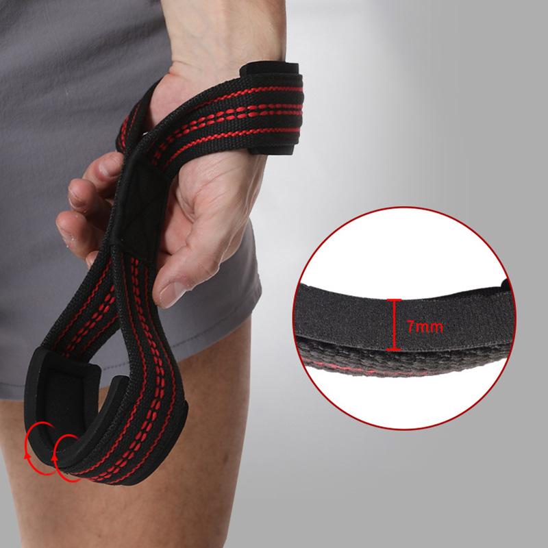 2 шт. браслет для тяжелой атлетики мужские фитнес-усилители для тяжелой атлетики противоскользящие ремни на запястьях перчатки для штанги гантели регулируемые фитнес-ленты
