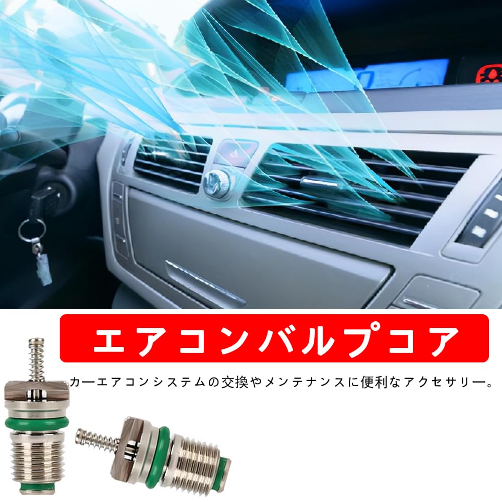 TOAURDA Air Conditioner Valve Core R134A Car Air Conditioner Set