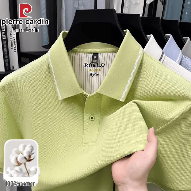 Pierre Cardin Men's 100% Cotton Short Sleeve Polo Shirt