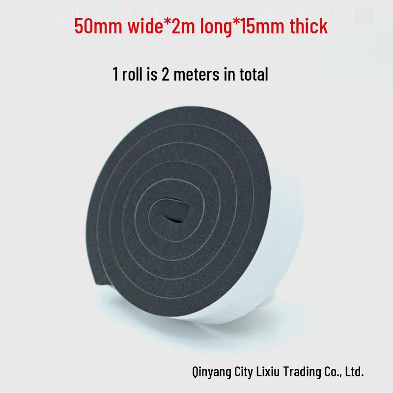 Черный огнестойкий 30° мягкий ПУ поролон: Высокоэластичная, односторонняя клейкая пыленепроницаемая уплотнительная лента для электронных кабельных жгутов