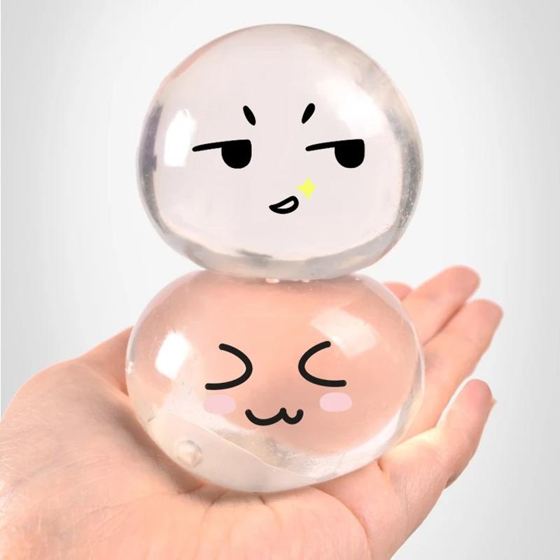 Мячик-антистресс с медленным отскоком - Прозрачная игрушка-сквиз из сиропа мальтозы для взрослых и детей, Сенсорная игрушка-фиджет против тревоги, Подарок на вечеринку