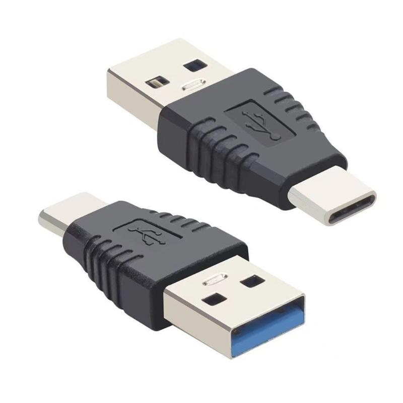 Адаптер USB 3.0 папа к USB C папа для высокоскоростной передачи данных и зарядки для различных устройств Type C