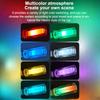 Car Interior USB LED RGB Night Light 5V Candle Style Bulb Retro Design for Camping and Travel
