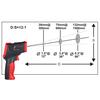 Wintact -50 по Цельсию ~ 850 по Цельсию Инфракрасный термометр Профессиональный промышленный термометр с типом K