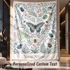 Native Art Snake Theme Wall Tapestry Customized With Name Text Personalized Hanging Tapestry For Bedroom Living Room Decor