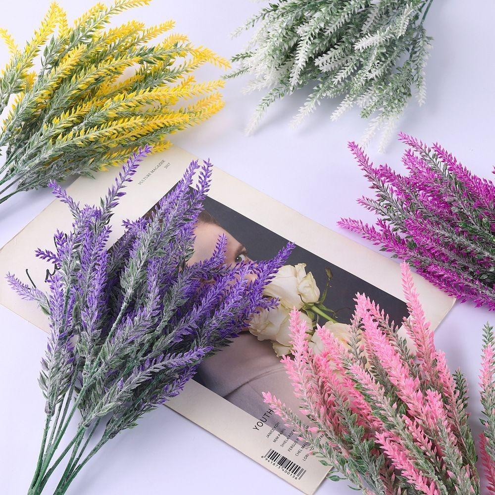 Plastic Bouquet Floral Arrangement Fake Plants Handicraft Artificial Flowers  Table Decoration