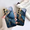 Золотые линии и пятна Для Samsung Galaxy S26 S20 FE S21 S22 S23 Plus S24 Ultra S25 Ultra S21 S25+ S22FE Золотой стеклянный чехол для телефона
