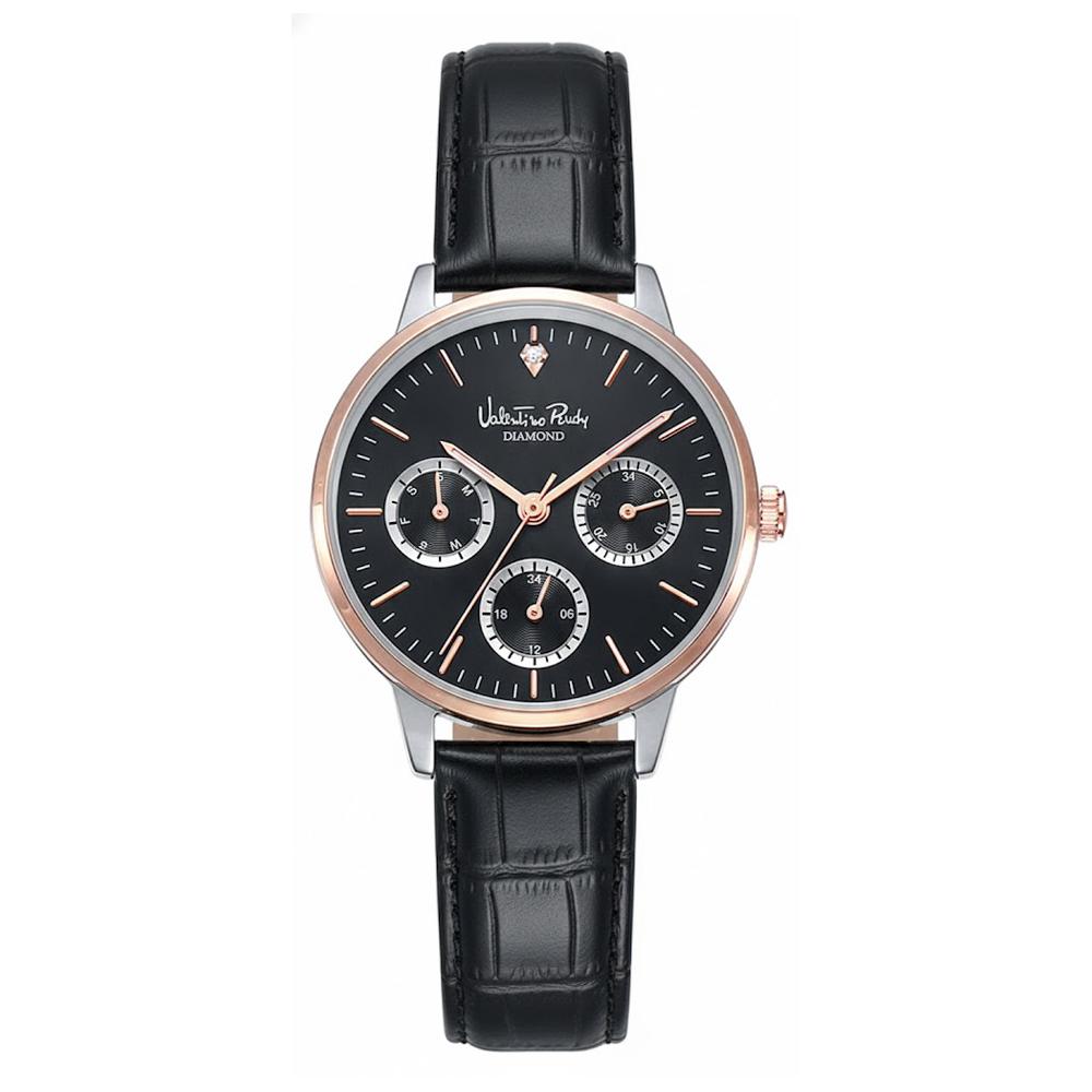 Женские кожаные часы Ballentinoludi Vr6562A-Bkbk L