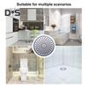 Stainless Steel Floor Drain Filter Hair Catcher with Silicone Ring Rust-Resistant Bathroom Sink Strainer Shower Drain Hair Trap Stopper