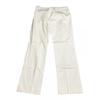 Salvatore Ferragamo White Trousers In White Silk White
