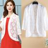 Summer Lace Shawl Plaid Cardigan, Over Thin Coat, Over Sunblock, of Women