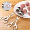 Kitchen Croquettes Mold Ice Cream Stainless Steel Meatball Maker Fish Ball Clip Meat Ball Scoop