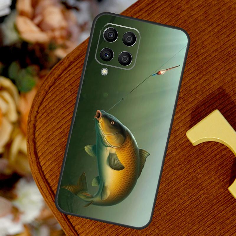 КАРП РЫБА РЫБАЛКА Для Samsung Galaxy M14 M34 M54 M12 M32 M52 M53 M33 M13 M20 M15 M55 M31s M30s M21 M51 Чехол