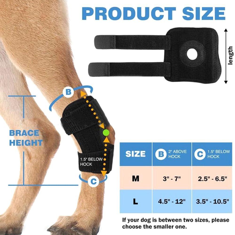 2pcs Pet Joint Protection Sleeve Dog Knee Pads Knee Support Frame Pet Leg Protective Gear Pet