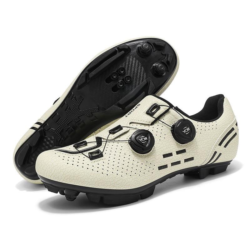 Unisex Road Mountain Bike Cycling Shoes With Cleats Set Hard Sole Performance Pedal Compatible