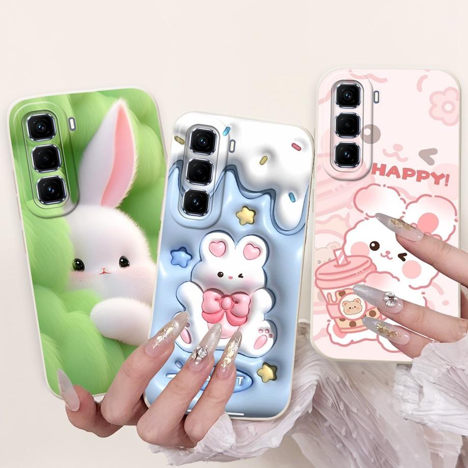 Для Infinix Hot 50 Pro+ Hot50 Pro Hot 50 Pro Plus 4G Чехол для телефона Мягкая силиконовая задняя крышка Любовь Сердце Девчачий Цветочный Рисунок Fundas