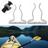 2 шт. Держатель для лодочного крюка Морской пружинный зажим Пружинный зажим из нержавеющей стали Держатели для лодочного весла для лодочного крюка Гаф Рыболовное удилище